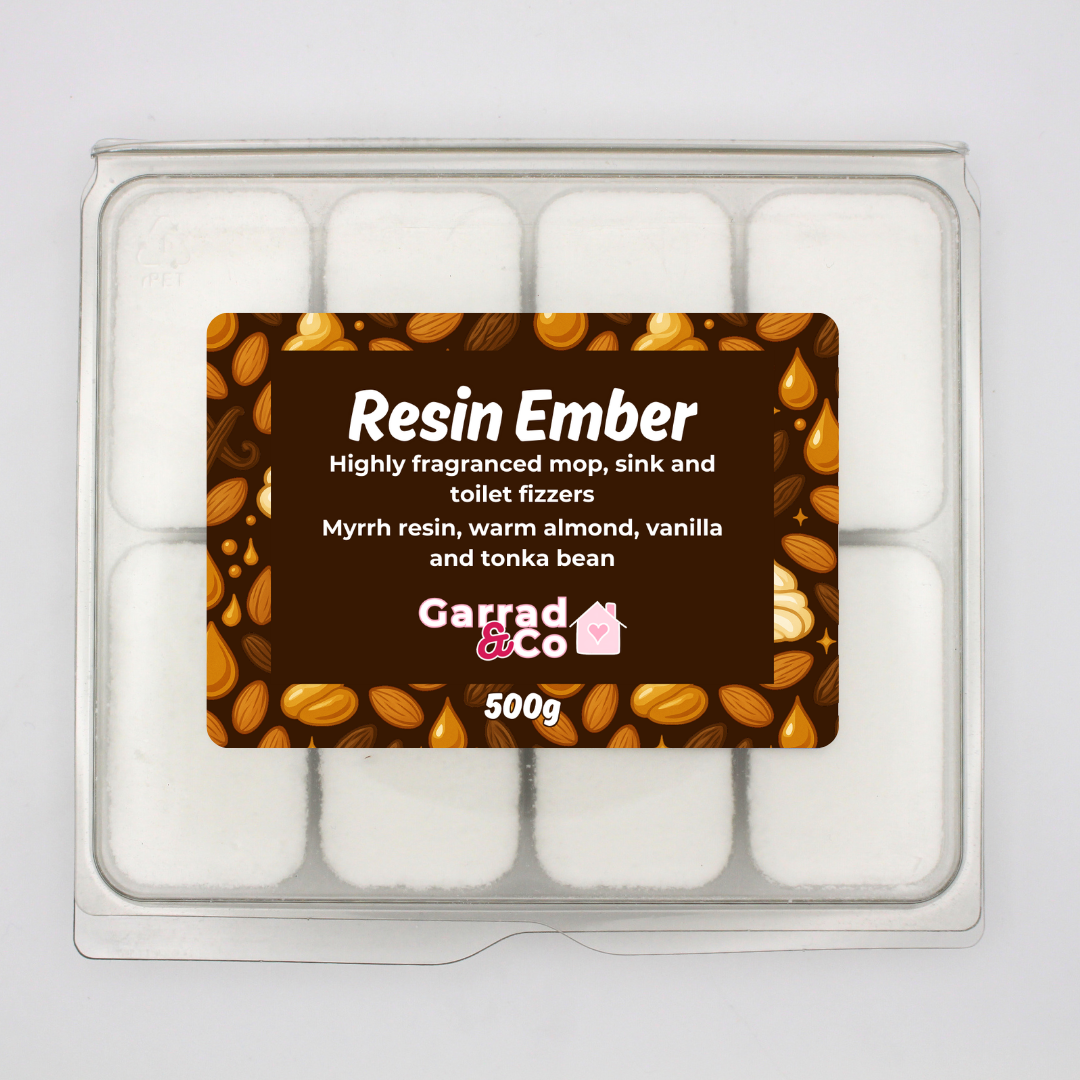 Designer Inspired mop, sink and toilet fizzers