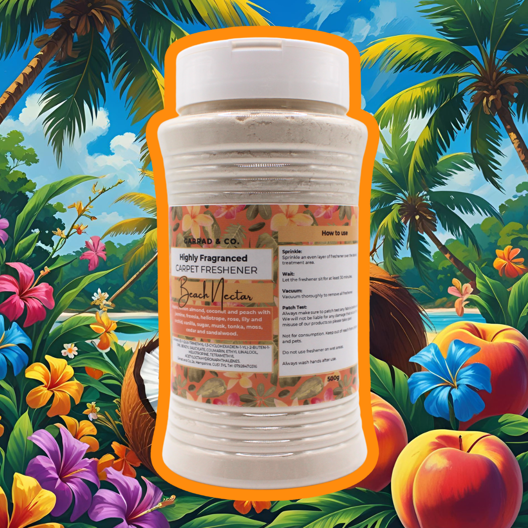 Designer Inspired Carpet Freshener Tubs 500g