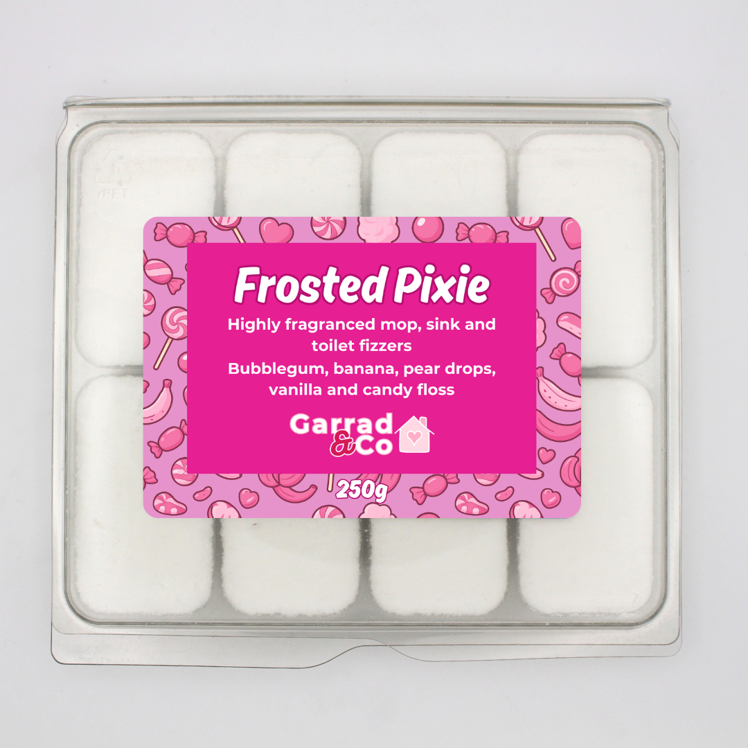 Designer Inspired mop, sink and toilet fizzers