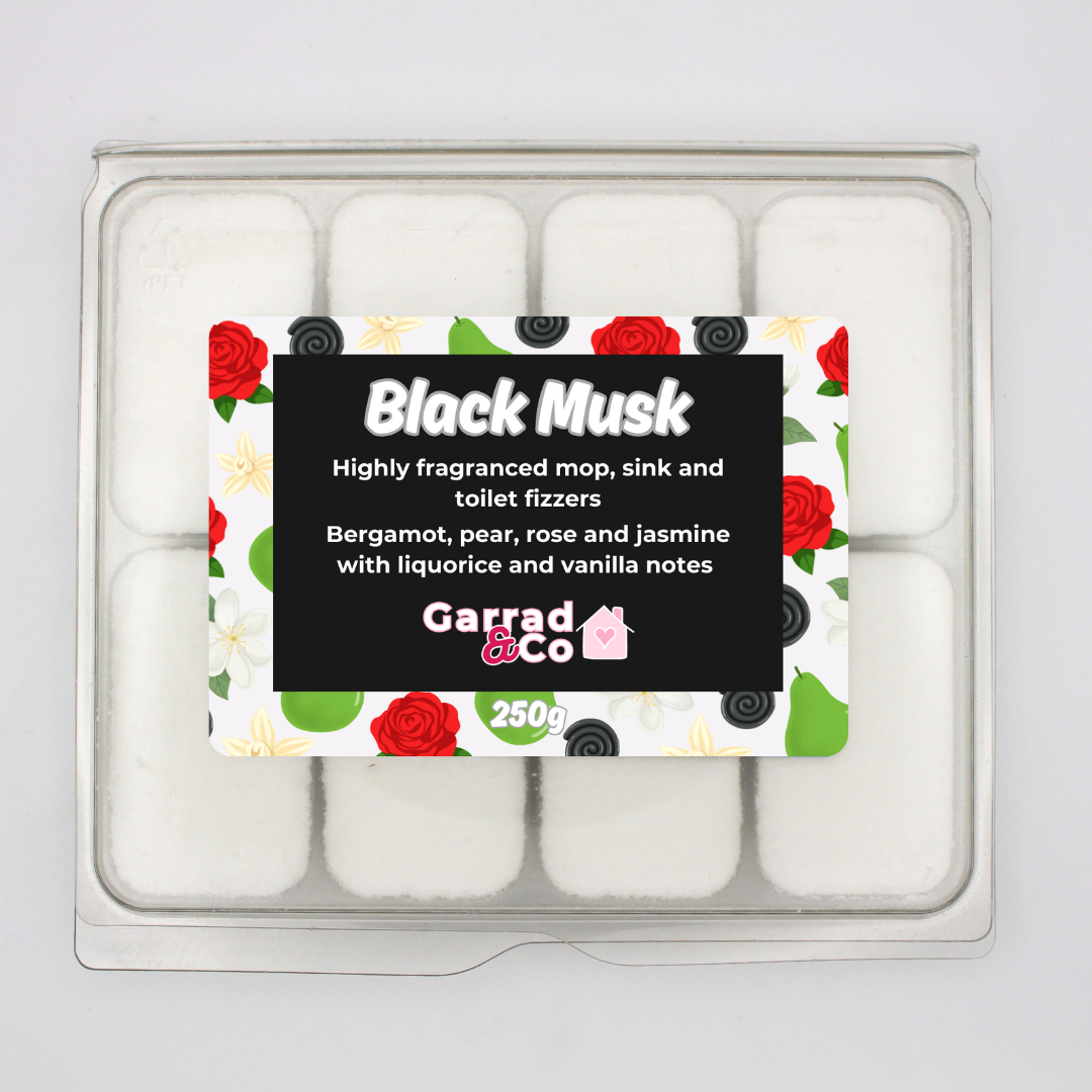 Designer Inspired mop, sink and toilet fizzers