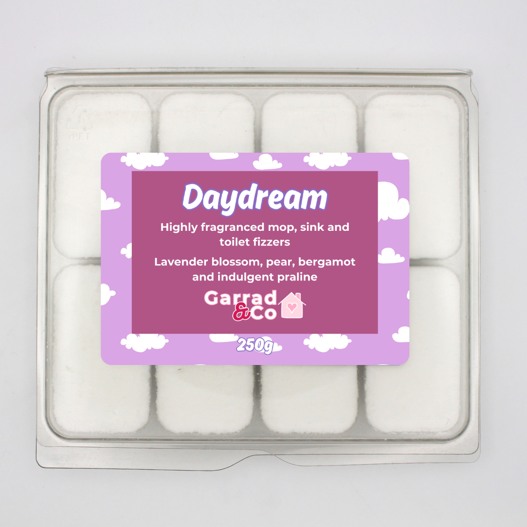 Designer Inspired mop, sink and toilet fizzers