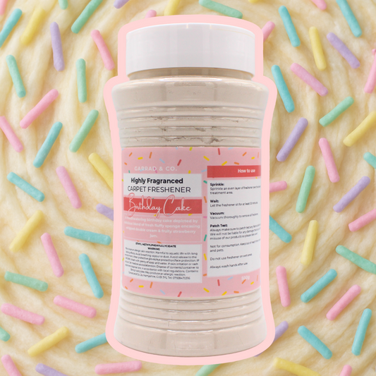 Birthday Cake Carpet Freshener