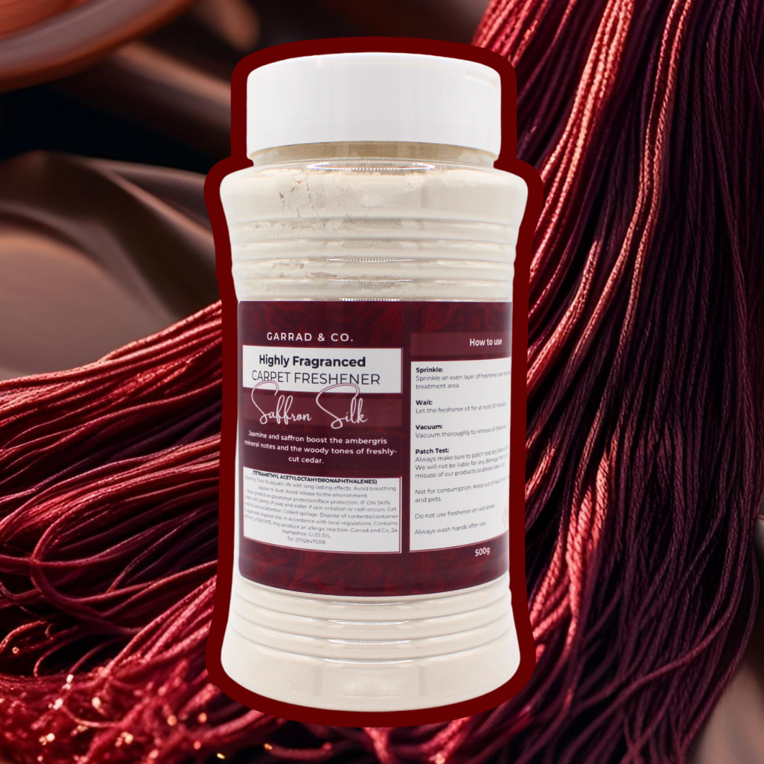 Designer Inspired Carpet Freshener Tubs 500g